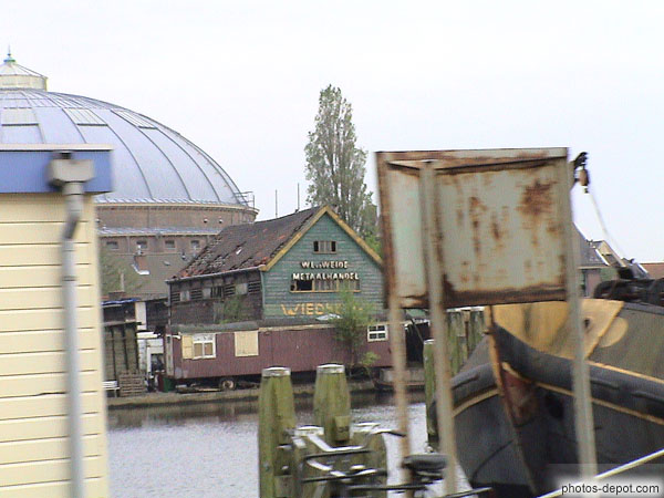 photo de le port d'Amsterdam