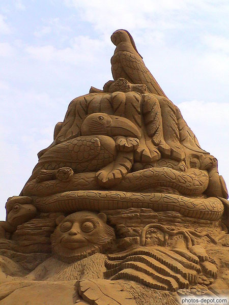 photo de mont animal