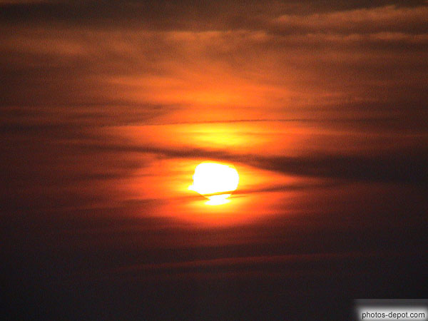 photo de coucher de soleil atlantique