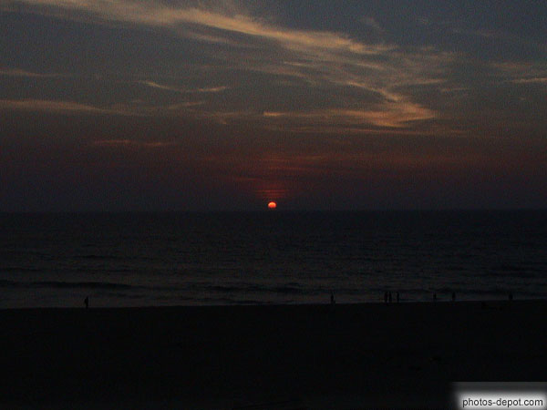 photo de coucher de soleil atlantique