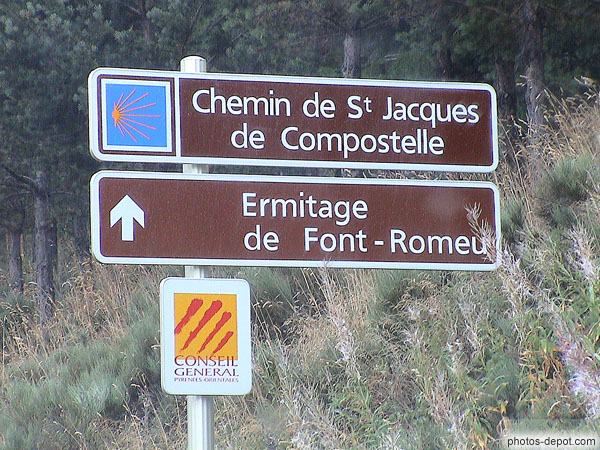 photo de chemin St Jacques de Compostelle