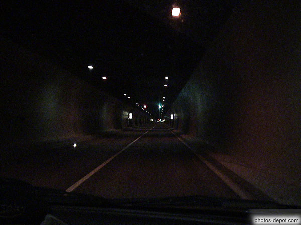 photo d'intérieur du tunnel