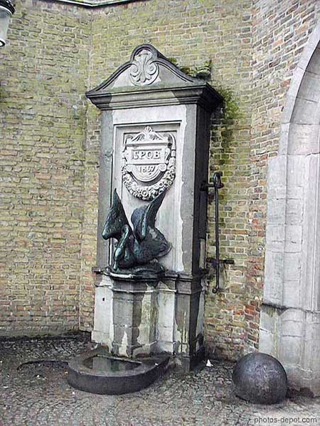 photo de fontaine du cygne SPOB 1869