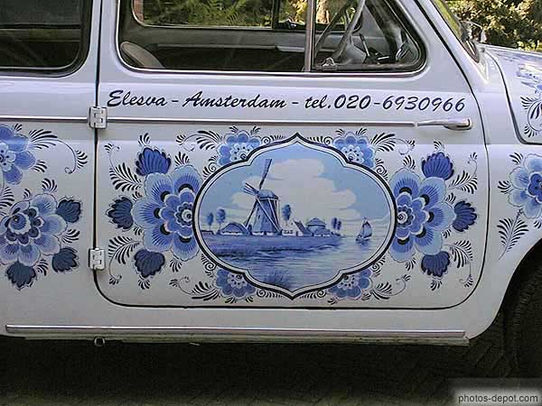 photo de portière de mini porcelaine