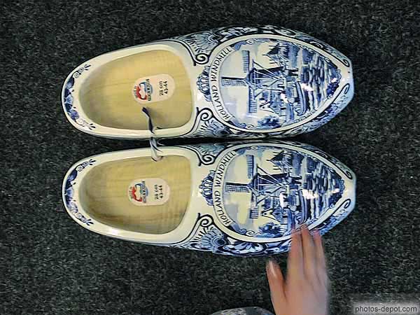 photo de sabots porcelaine