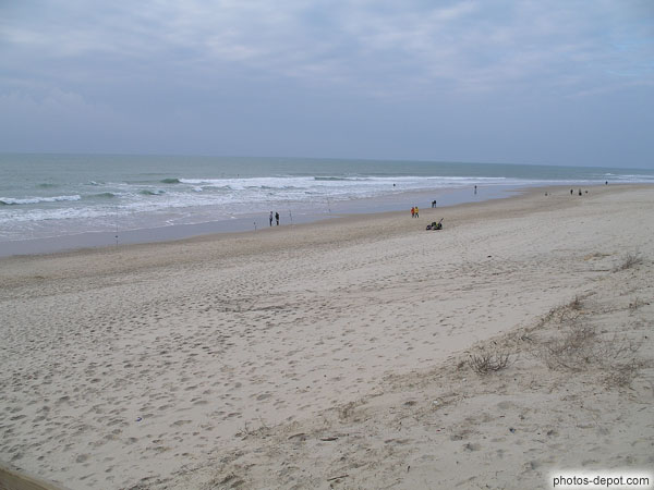 Pêcheurs sur la plage