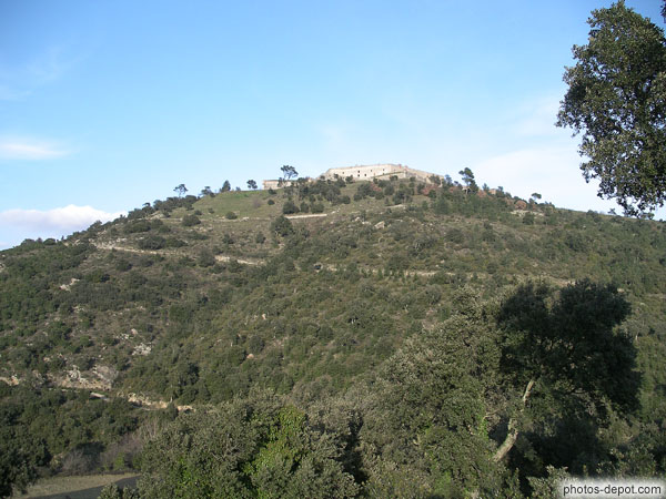 photo de vue du fort de Bellegarde