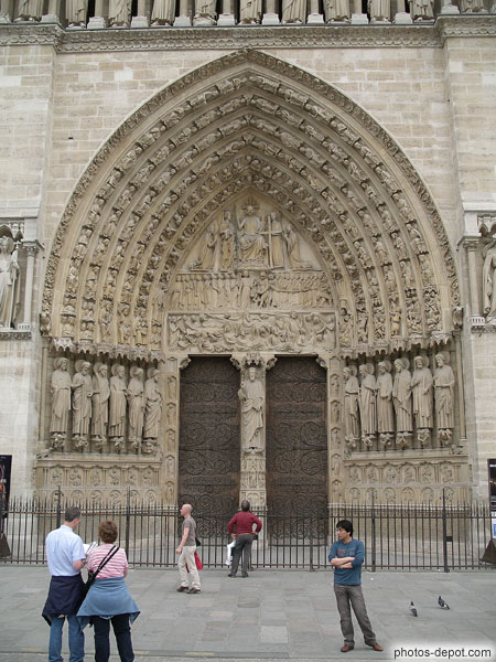 photo de Portail central, Cathédrale Notre Dame