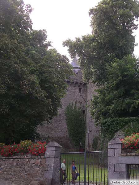 photo de Grille d'entrée chateau de Combourg