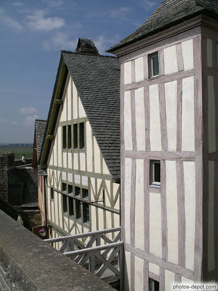 photo de maisons à colombages