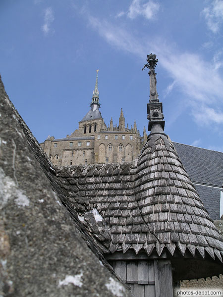 photo de toits et Abbaye