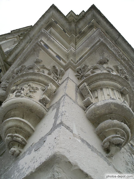 photo de modillons sculptés