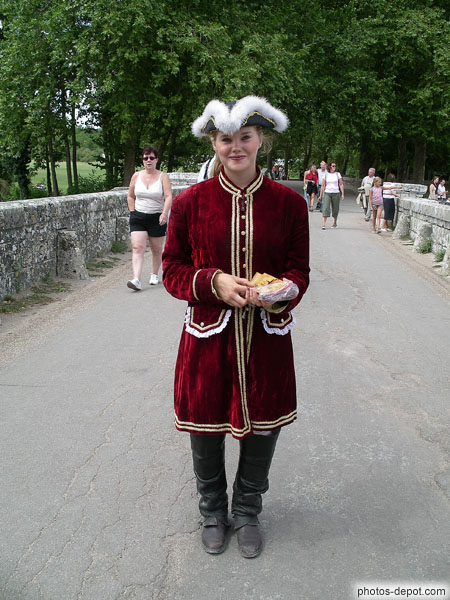photo d'Accueil en costume au chateau