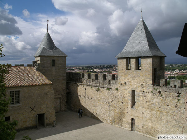 photo de mur nord du chateau