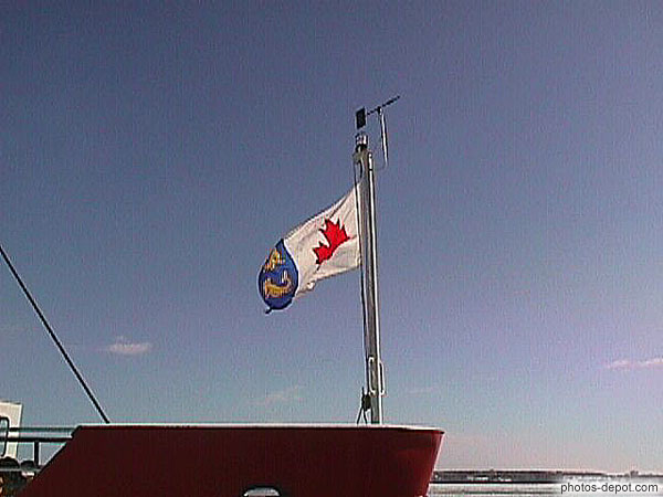 photo de drapeau marine canadienne