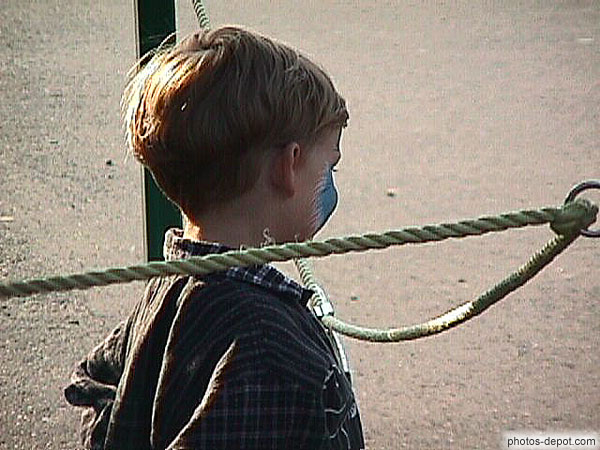 photo d'enfant maquillé