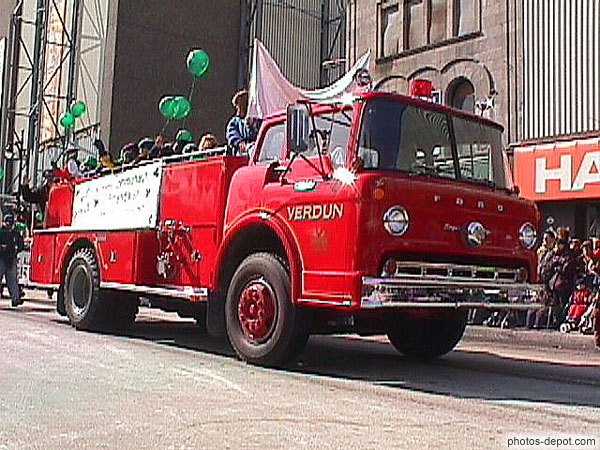 photo de camion de pompier
