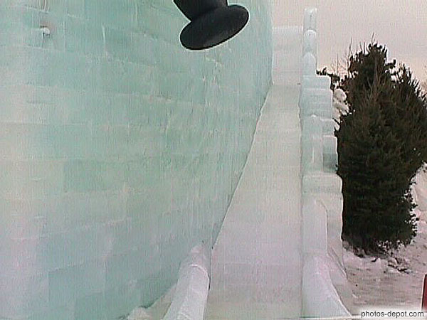 photo de tobogan de glace
