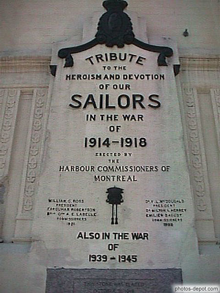 photo de Tribute to the heroism and devotion of our sailors in the war 1914-1918