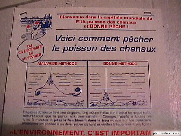 Pêche dans la capitale mondiale du poisson des cheneaux