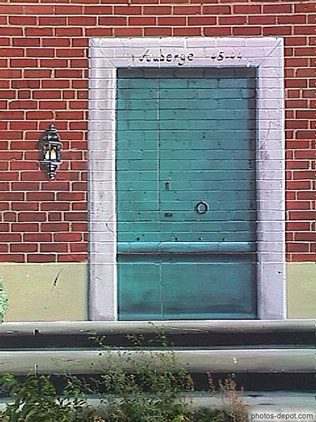 Porte auberge Canada, Quebec, Photo 1998