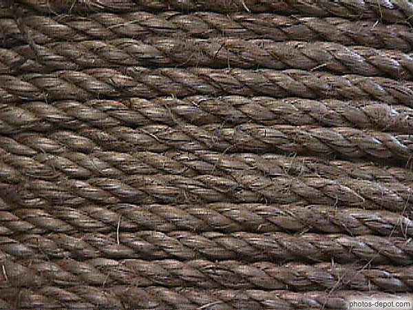 photo de corde en rouleaux