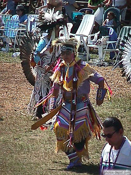 Amérindien en costume