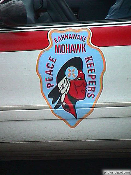 photo de Kahnawake Mohawk peace keepers