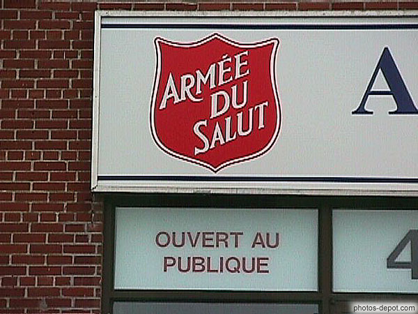 photo d'Armée du salut, ouvert au publique !