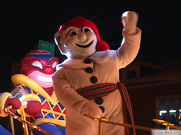 photo de Personnage central du carnaval d'hiver : le bonhomme carnaval
