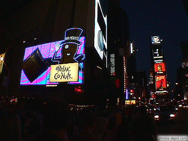 photo de lumières à Times Square