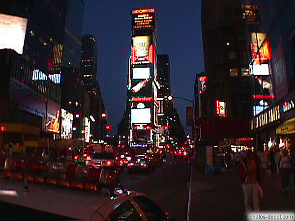 photo de Times Square la nuit