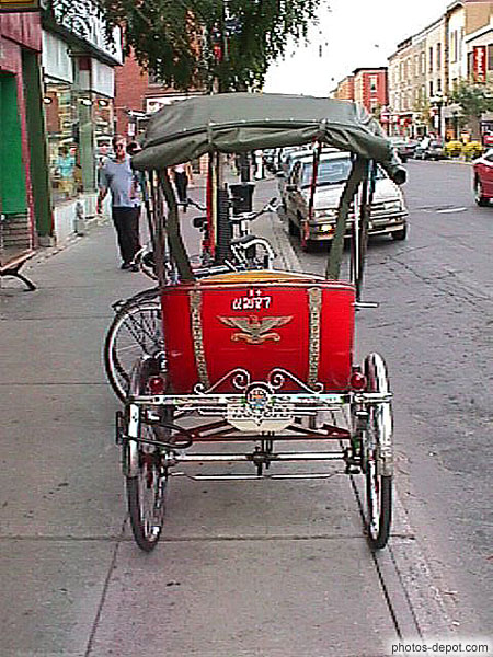 photo de vélo taxi