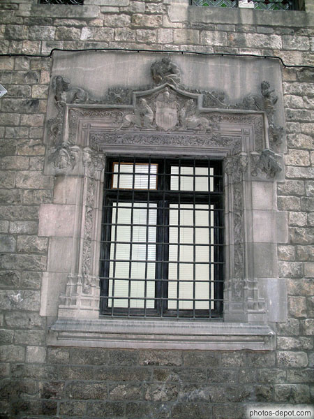 photo de fenêtre ouvragée Quartier Gothique