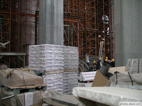 La cathédrale d'Antoni Gaudi est toujours en construction...