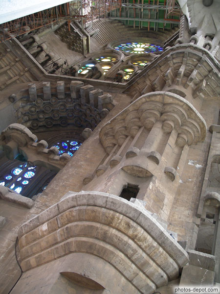 photo de vitraux Nord dans la cathédrale