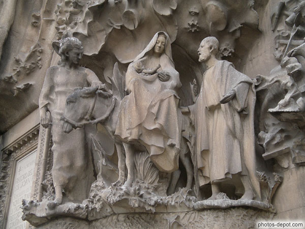 La Sainte Famille, facade de la Nativité