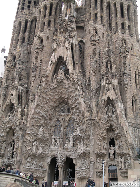 photo de Sagrada Familia, facade de la Nativité