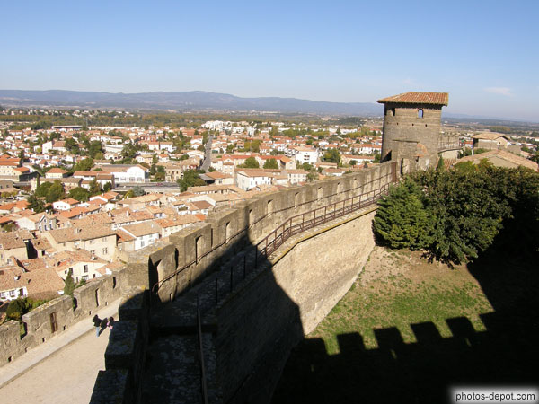 photo de remparts de la cité médiévale