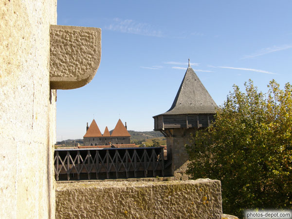 photo de tours du chateau et des remparts