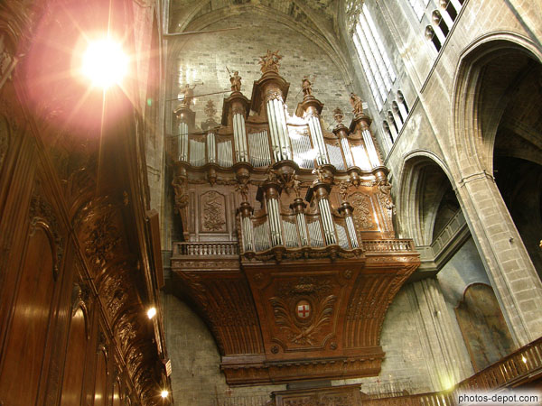 photo de Magnifique buffet du grand orgue de 1741 de Chistophe Moucherel