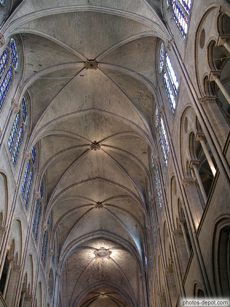 Majestueuse voute de la cathédrale