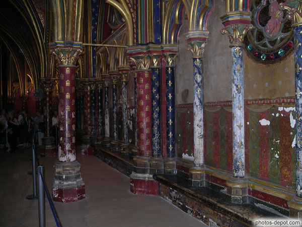 photo de la chapelle basse fut refaite au XVIIe suite à un incendie