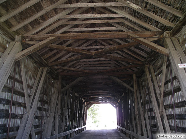 photo de Structure du pont de bois