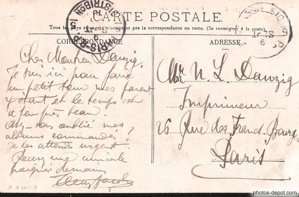 photo de Tréport plage 1910