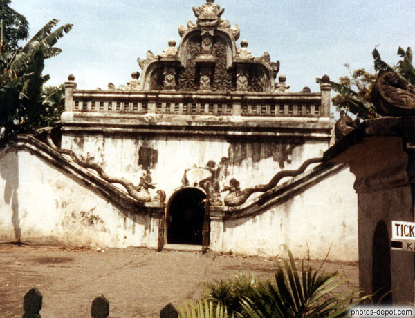 photo d'entrée du temple, ornements