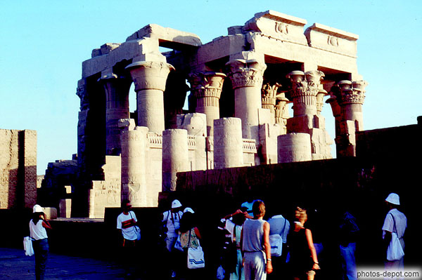 photo de forêt de colonnes pour ce petit temple