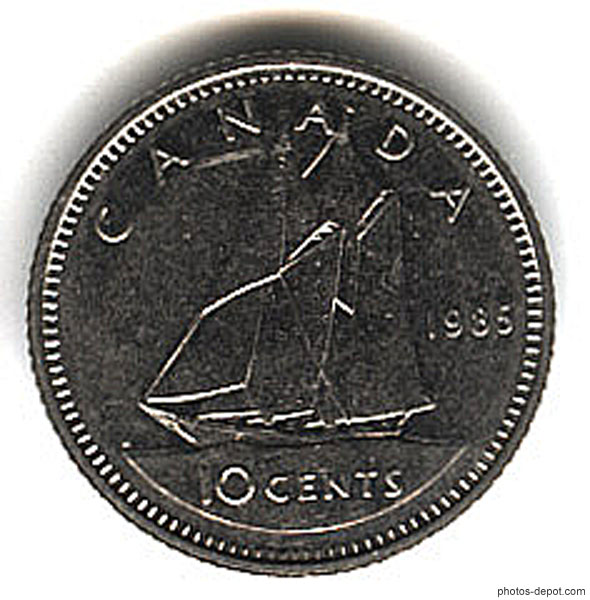 photo de piece de 10 cents canadiens