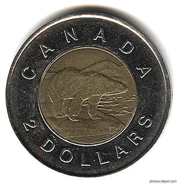 photo de piece de 2$ canadien