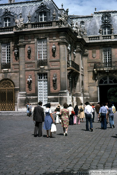 photo d'entrée du palais de Versailles